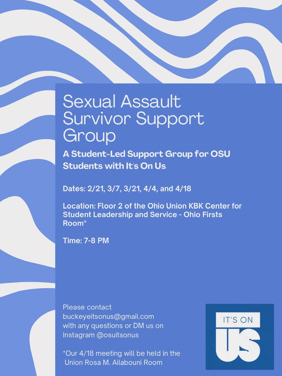 ItsOnUs_OSU's tweet photo. See ya tomorrow friends! Also attached are two maps pointing out the meeting location #ItsOnUs https://t.co/P7JOyLInc9