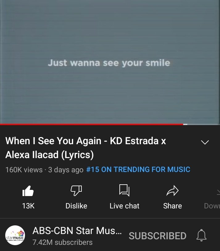 MariaRosasSushi's tweet photo. [UPDATE]
As of 13:02 PM
When I See You Again: 160,066 (Trending #15) https://t.co/HodNYVidza

Misteryo: 170,198 views (TRENDING #16) https://t.co/1aNIieF5zr
Goals: 
-200k views today
-500K views before #KDLexCloser (FanCon)
#KDEstrada #AlexaIlacad
#KDLex
@kdestrada_ @alexailacad https://t.co/aY1rXLMFy1