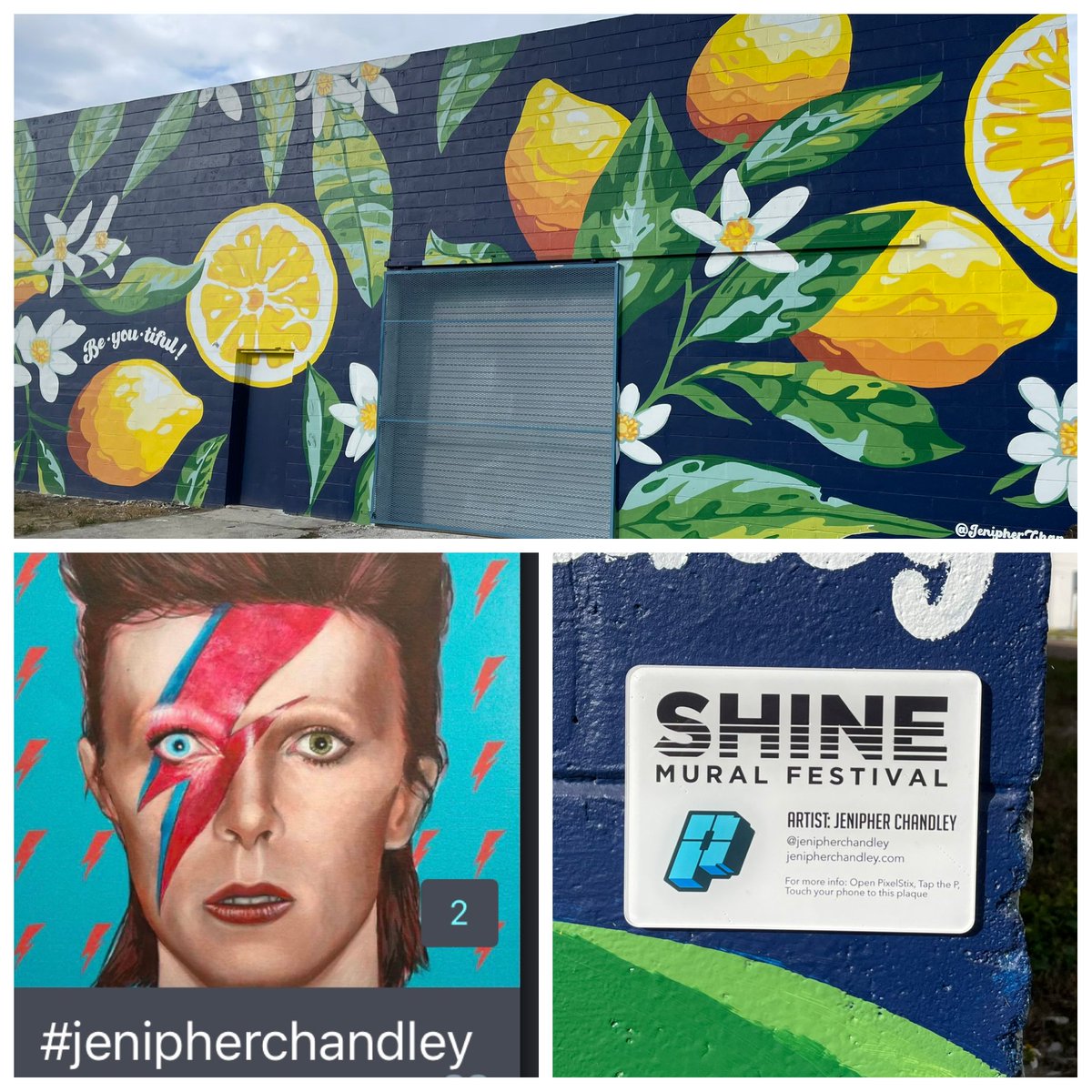 PixelStixApp's tweet photo. A new addition to the city-wide art gallery. Jenipher Chandley / St Petersburg, FL / SHINE Mural Festival

#saintpetersburg #art https://t.co/2pLnbT7uUY