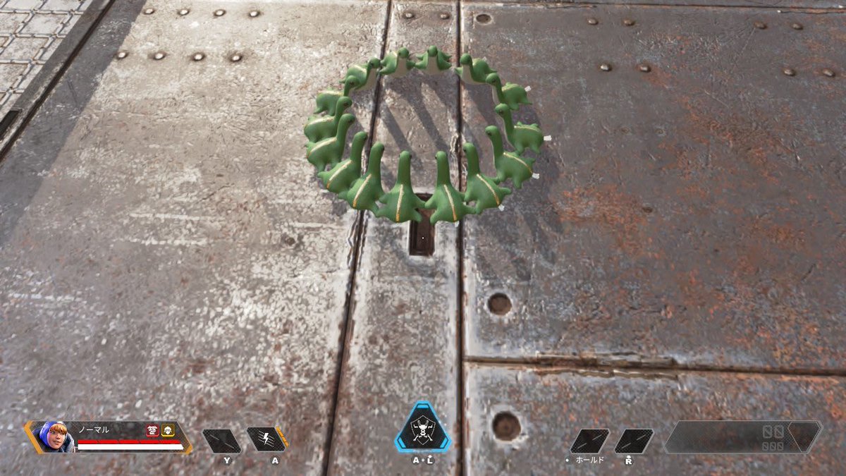 normal_apex's tweet image. ネッシーのソファーとネッシーの円陣🐢💕