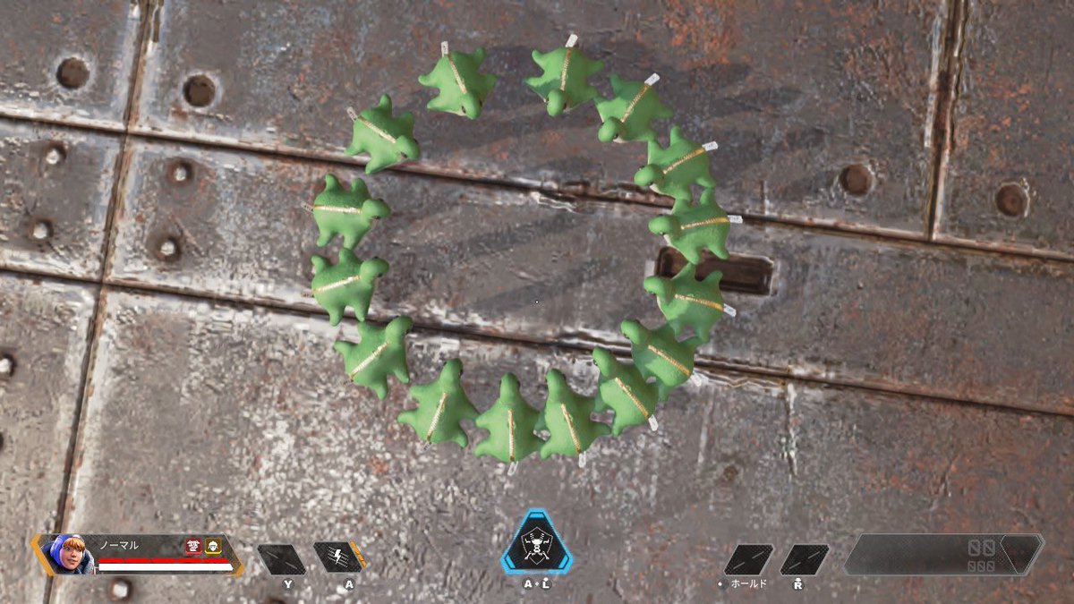 normal_apex's tweet image. ネッシーのソファーとネッシーの円陣🐢💕