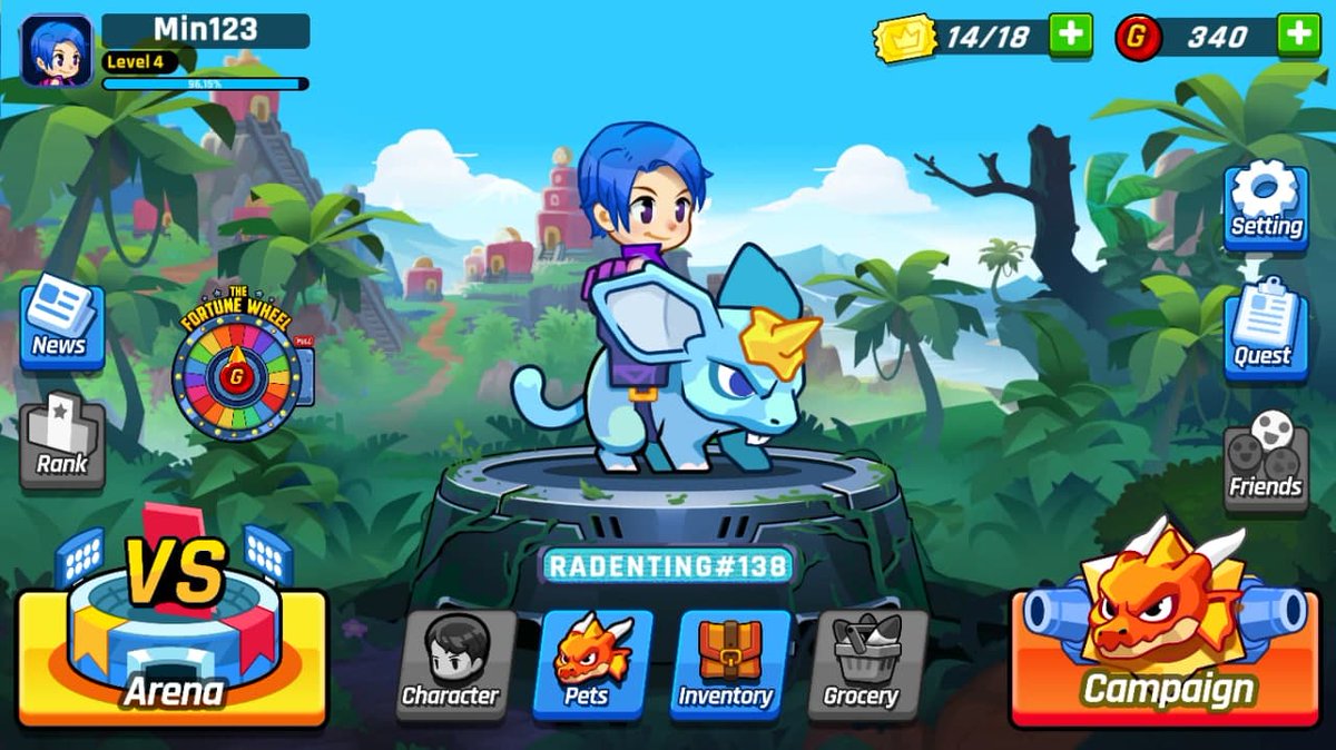 Nathan AI (@than0xx) on Twitter photo Hello new week <a href="/GunStar_io/">Gunstar Metaverse</a>
Get started today with Radenting. Let me know which NFT pet you use today👇
#Gunstar #Metaverse #JourneyToSaveStarWorld #NFTGame #FreeToPlay #playtoearn #BSC Hello new week <a href="/GunStar_io/">Gunstar Metaverse</a>
Get started today with Radenting. Let me know which NFT pet you use today👇
#Gunstar #Metaverse #JourneyToSaveStarWorld #NFTGame #FreeToPlay #playtoearn #BSC