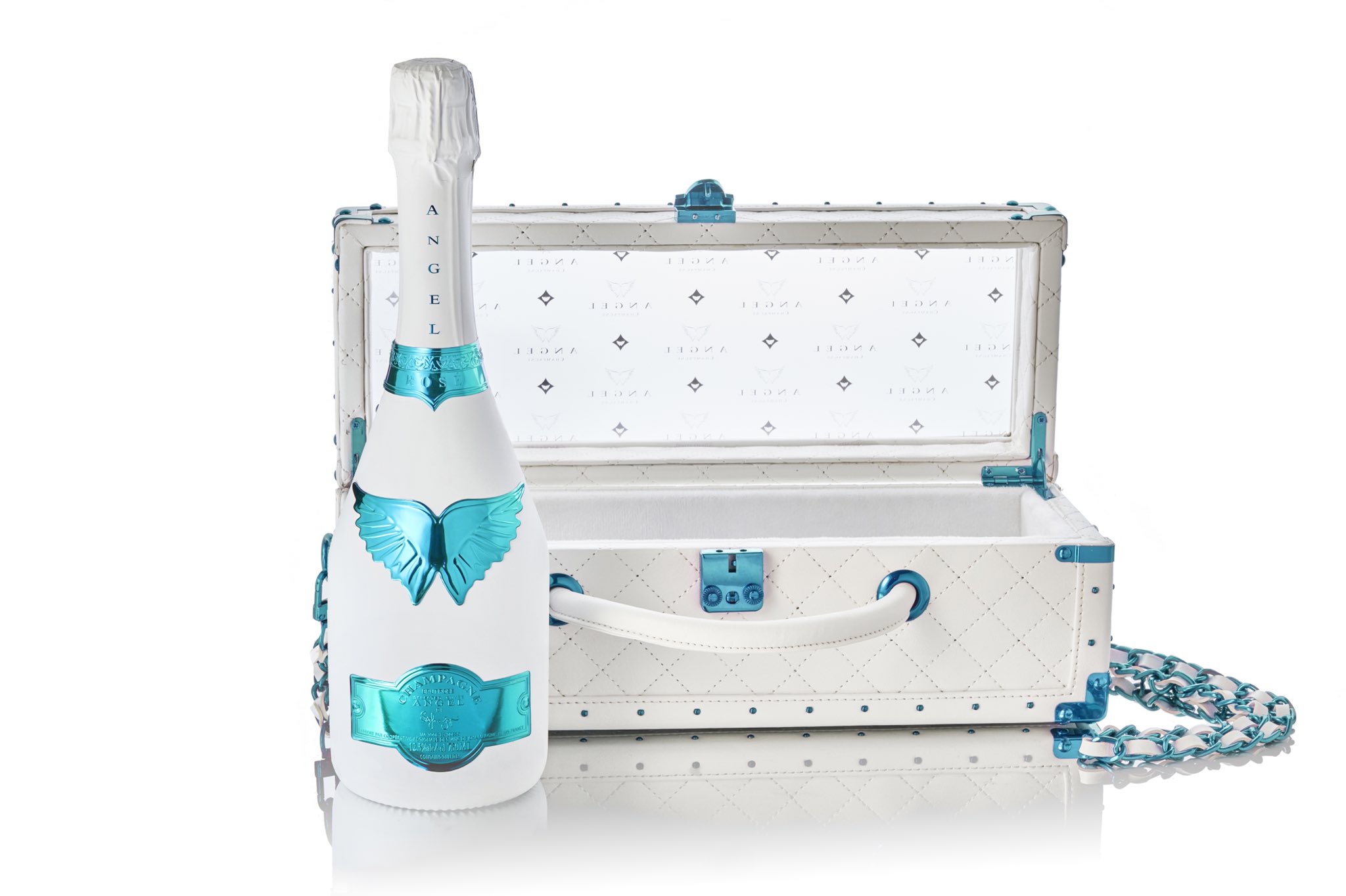 ANGEL シャンパン 750ml エンジェルシャンパン ロゼホワイトBOX付 750ml ANGEL Rose white あす