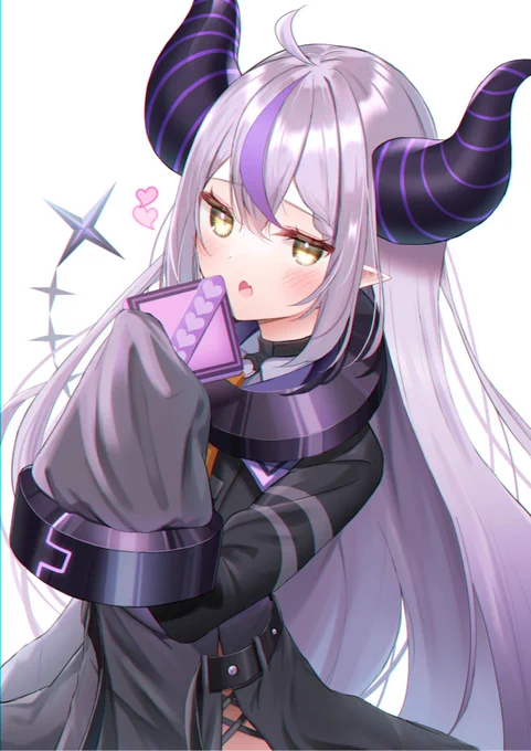 バレンタインラプ様💜
 #laplus_artdesu 