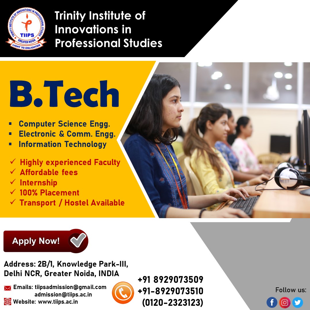TIIPS2's tweet photo. An #engineering and #technology-based qualification can let you get your hands into an immense number of chances for a better future. Apply to a #BTech #programme of your choice now! https://t.co/4BmEoB8NWk

#BachelorofTechnology #BtechDegree #BtechCourse #TIIPS https://t.co/MSvagX2oFq