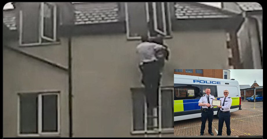 Recognised for his “courageous actions”, bodycam footage shows Met PC Tony Ruth climbing through the window of an Uxbridge apartment to rescue three children trapped in a smoke-filled room. A further reminder of the dominant high quality of people in blue. Let's remember that!