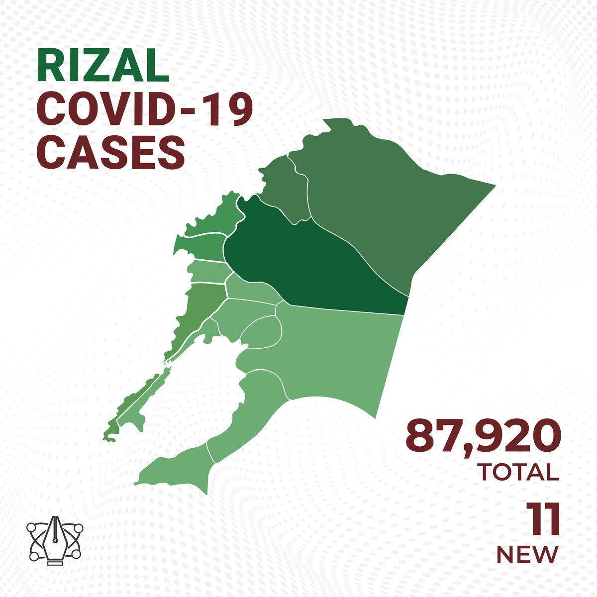 [COVID-19 UPDATES]

Lalawigan ng Rizal reports 11 new COVID-19 cases, bringing the total number of confirmed cases to 87, 920 in the Province of Rizal as of Sunday, February 20, 2022.

In addition, 42 new recoveries were also recorded. 

Via | Lalawigan ng Rizal Official Facebook