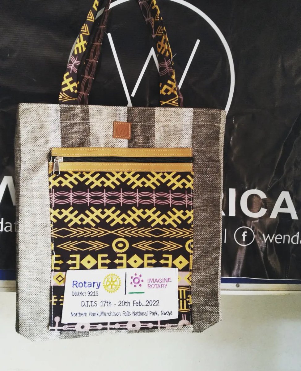 Branded conference bag. Our great appreciation to Rotary Club District 9213 for trusting us. A bag that will make a difference. @rotaryinternational
<a href="/RotaryGulu/">Rotary Club of Gulu</a> 
<a href="/Andruvilejolly/">Jolly Grace Okot Andruvile</a>