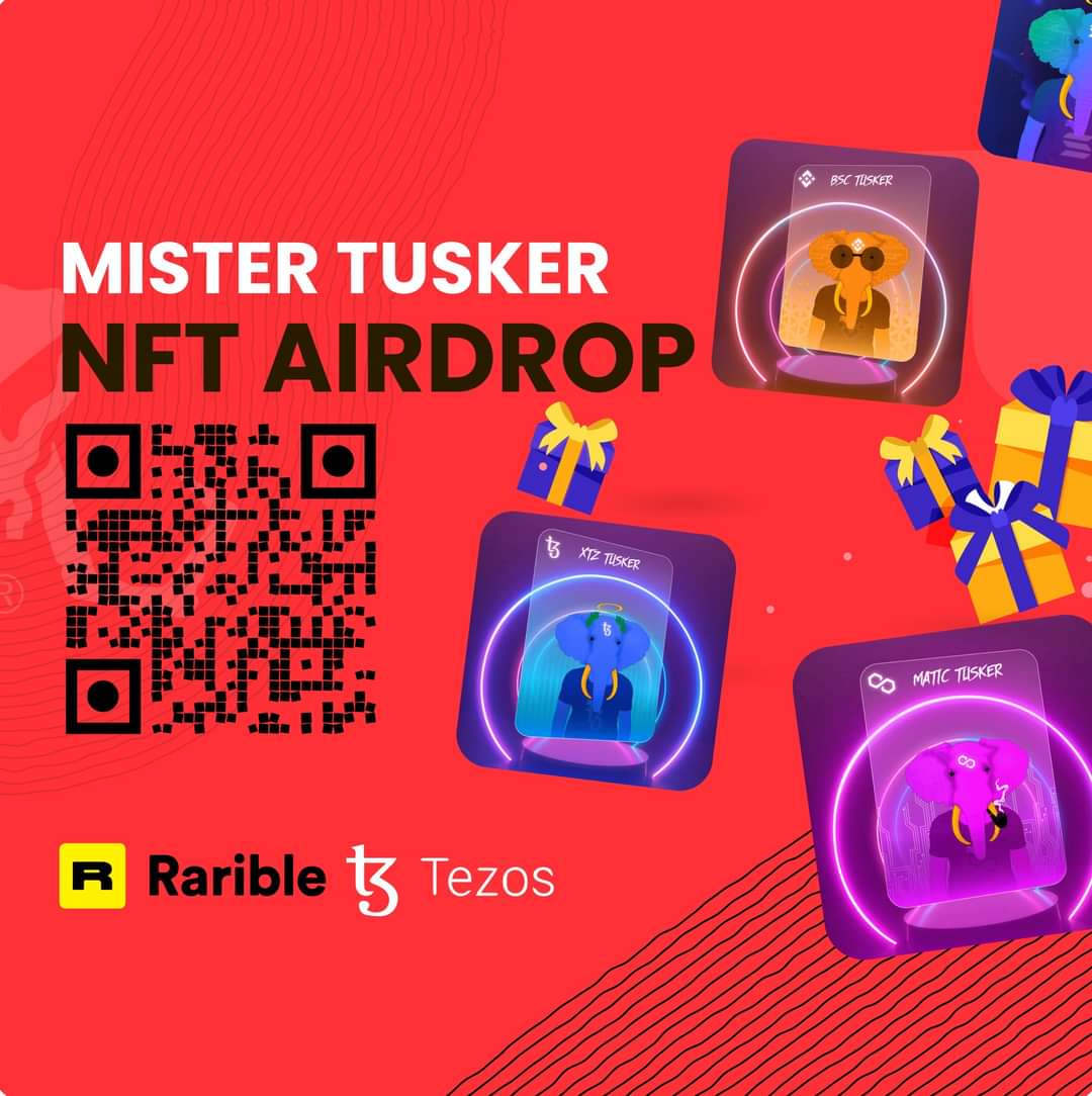 DimpalS04947727's tweet photo. ❇️Total 1000 tezos chain NFT we will be reserved Airdrop .(1000$) Each

❇️Mister Tusker NFT already listed on Opensea and Rarible

https://t.co/js5m8oi680

🤫GO FAST🚴三 JOIN HUGE PROJECT❤
#Airdrop #bitcoin #ETH #Giveawey
@cctip_com Airdrop 0.001 ETH 538 https://t.co/FUTrszIRgU