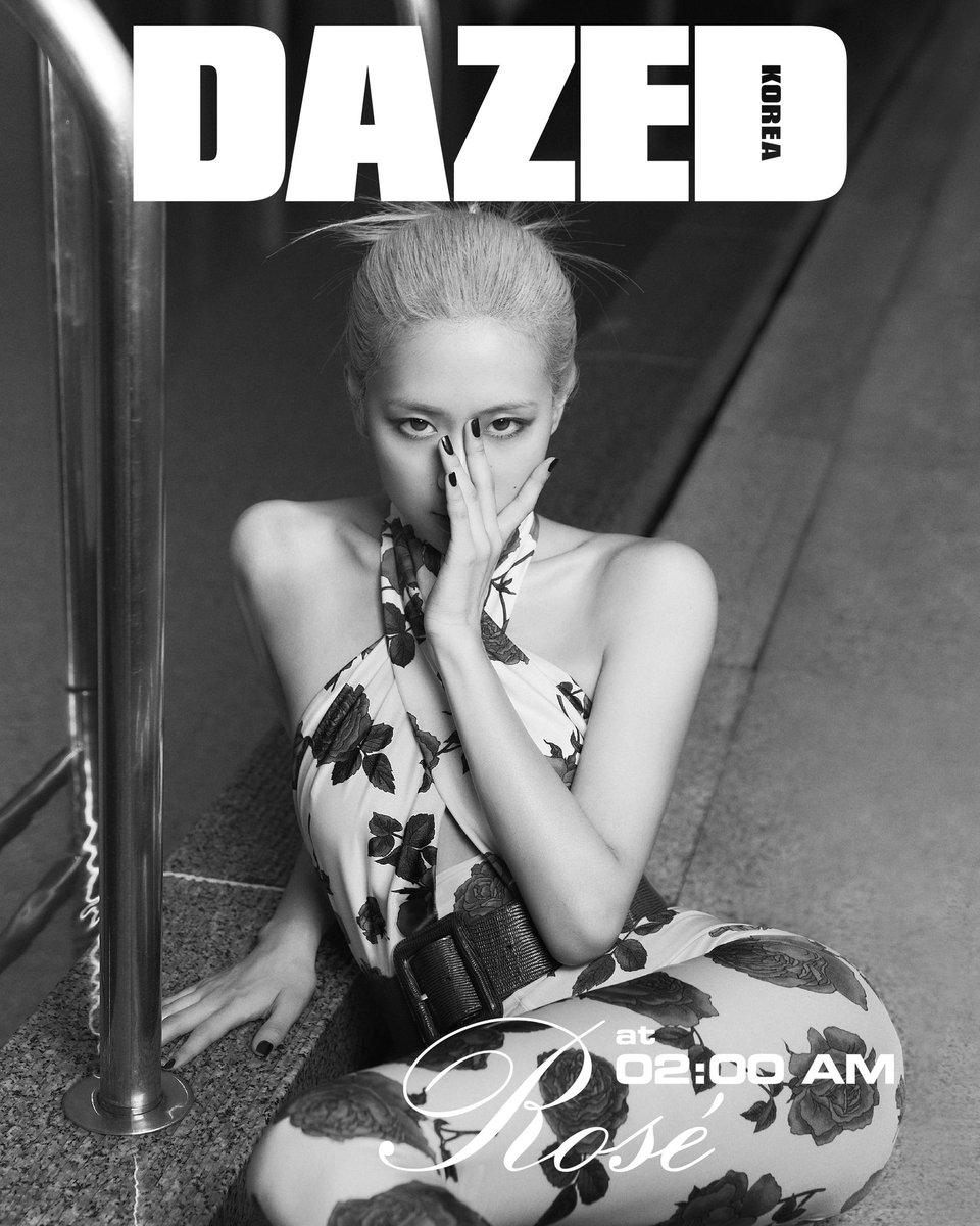 DazedKorea's tweet photo. The Cover for 2022 March Issue of <DAZED> KOREA 

로제 #Rosé  in #SaintLaurent #AnthonyVaccarello
with #DazedKorea

#데이즈드 #로제 #SaintLaurent #생로랑 #SaintLaurentSpringSummer #SaintLaurentSS22 #2022SS https://t.co/kuPr02BBe8