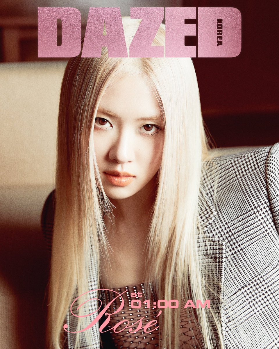 The Cover for 2022 March Issue of <DAZED> KOREA 로제 #Rosé in #SaintLaurent #AnthonyVaccarello with #DazedKorea #데이즈드 #로제 #SaintLaurent #생로랑 #SaintLaurentSpringSummer #SaintLaurentSS22 #2022SS