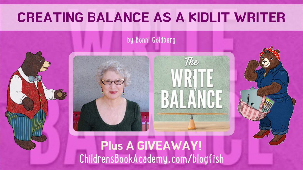 ChildrensBookAc's tweet photo. Creating Balance as a Kidlit Writer Plus a giveaway!
@bonnigoldberg
 talks about all of the steps needed to create a picture book! Check out her giveaway and her newest writing book The Write Balance!

https://t.co/bBC4zvDndZ (Link in bio)

#Writingblog #kidlit https://t.co/1BaKaTfZ7w