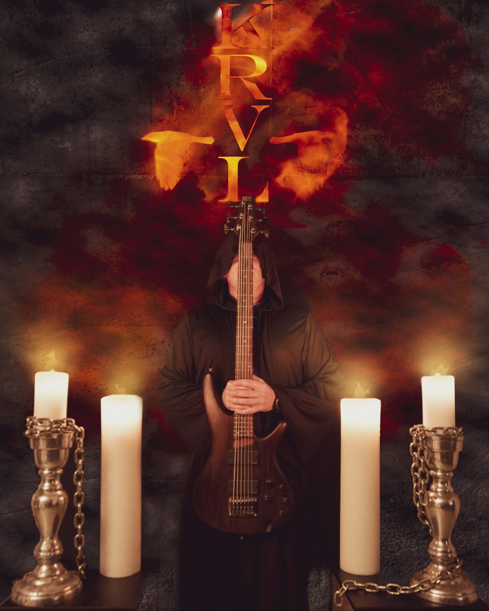 All the low &amp; deep sounds on our upcoming debut album come from this monster! Just a few weeks now for the release of our album! Thank you for staying with us 🙏 !#blackmetal #atmospheric #march4th