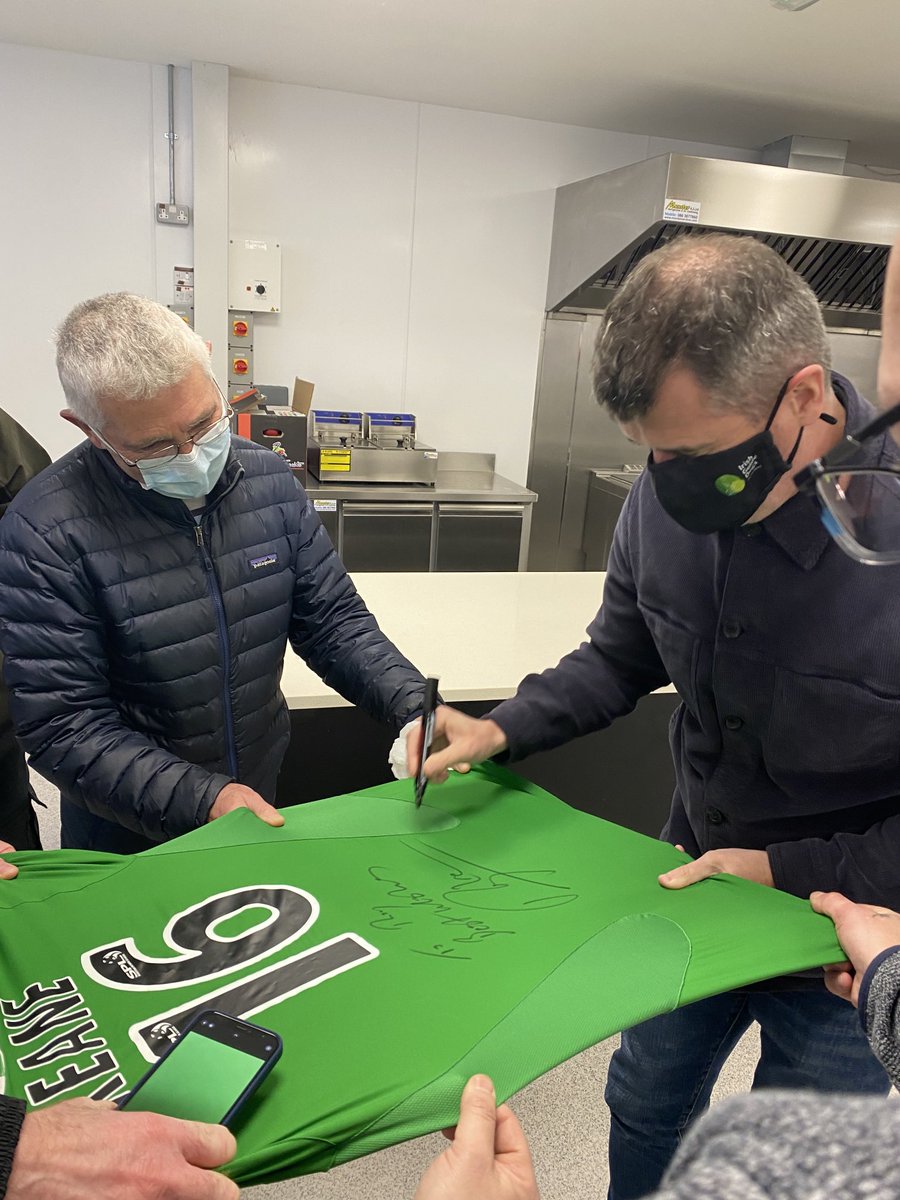 volpdinners's tweet photo. Roy Keane opening our new Wellness Centre ♥️ https://t.co/c8uQjeAaul