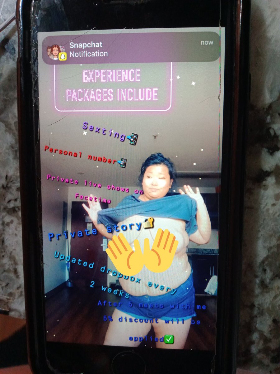 chopsticklayla's tweet photo. Lifetime GFE Package $50 come purchase my content today
Sellingcontent
Nsfw
Asianbbw
Snapchat
Snapchat @chopsticklayla1 https://t.co/w4MaV6rf71