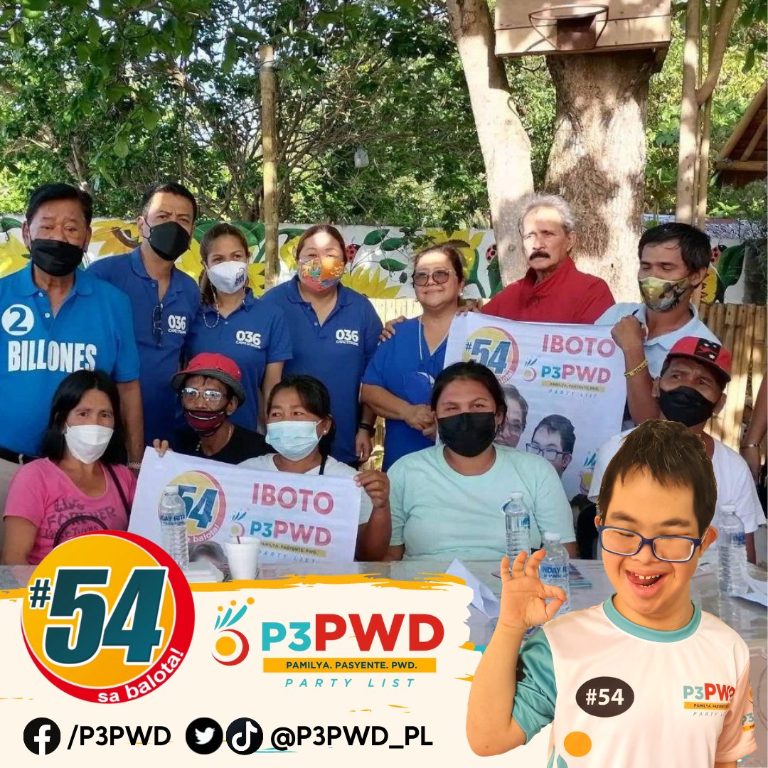 P3PWD Party List tweet media