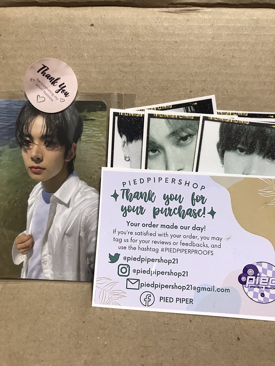 ramyeoheez's tweet photo. 💌 #PIEDPIPERPROOFS
thank you so much @piedpipershop21 for letting me adopt hee! thank you for packing it well, it arrived safely. plus, the freebies are so cute! ♡ https://t.co/QRYtdmILac