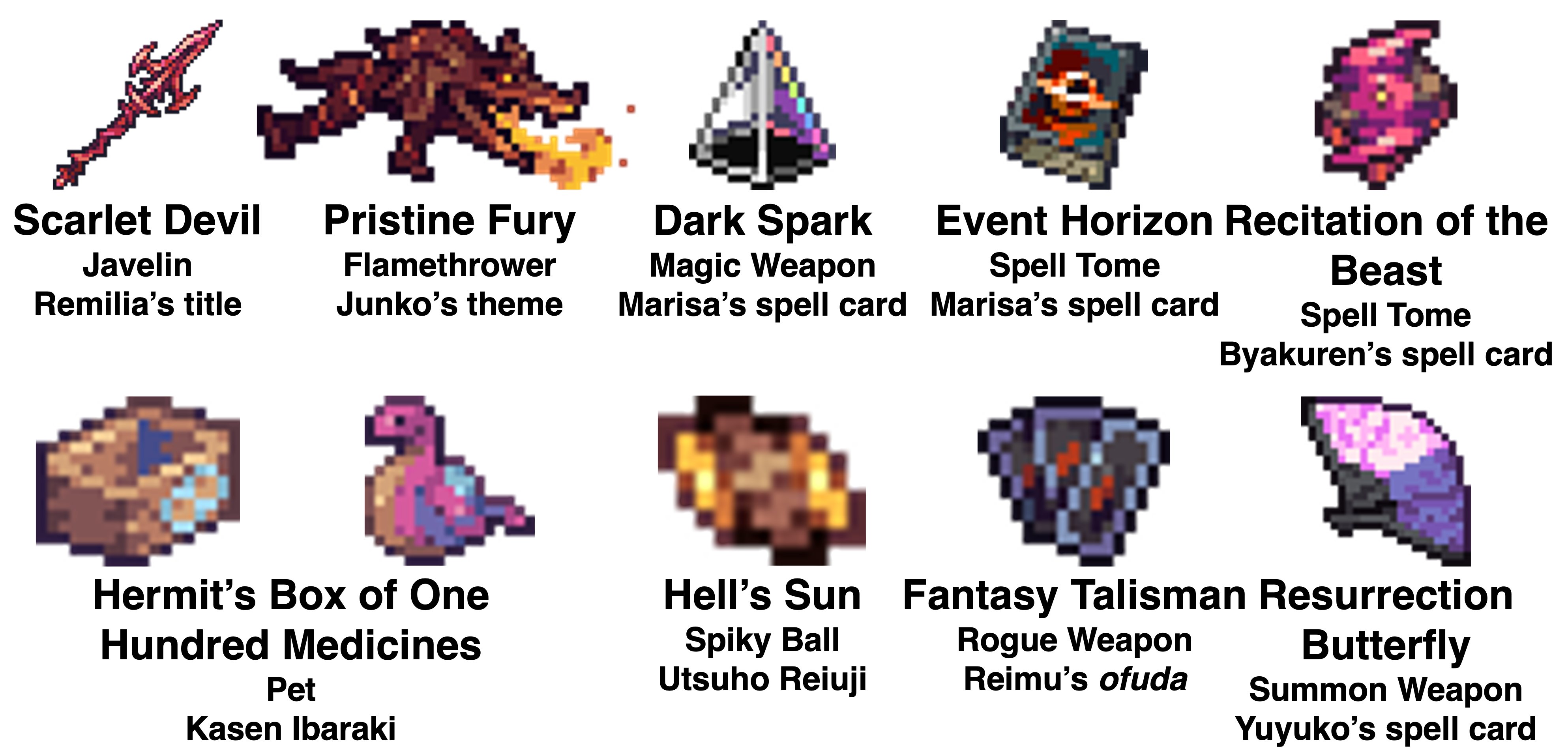 All magic weapon in terraria фото 55