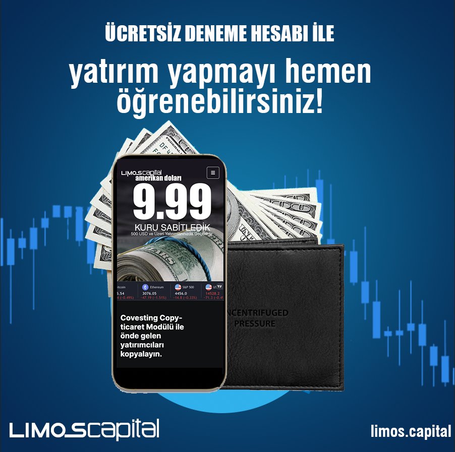 limalcapital's tweet photo. Limos Capital' de ücretsiz deneme hesabı ile yatırım yapmayı hemen öğrenebilirsiniz! #Limoscapital #forex #fx #forexsinyal #para #sinyal #forexturkiye #dövizkuru #döviz #borsa #foreks #finans #ekonomi #haber #yatırım #girişimcilik #foreksturkiye #coin https://t.co/nqMVBy70YZ