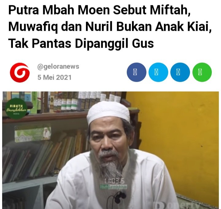 nok_turno's tweet photo. @geloraco Dia itu Gus palsu..
Jadi gak usah sebut Gus, dan gak usah di ikuti.. https://t.co/M764MLNMD7