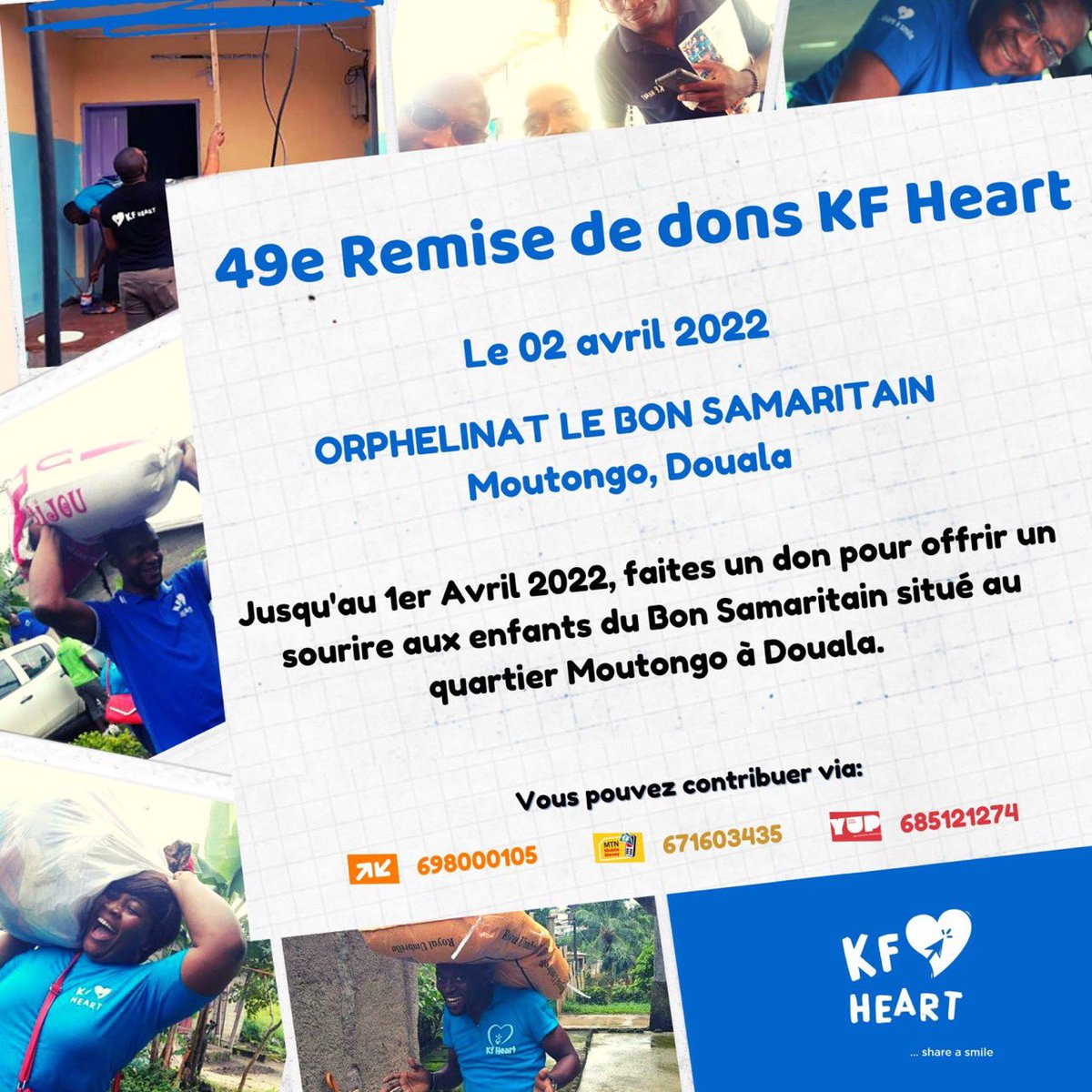 tchoupinov's tweet photo. Bonjour les amis!

@Kf_Heart année 12!

Comme toujours si vous voulez contribuer d’une quelconque manière, mes DMs et mon WhatsApp sont climatisés!

Bientôt 50 remises de dons… 😇

Nianga début de semaine! https://t.co/U73Xh1IGiI