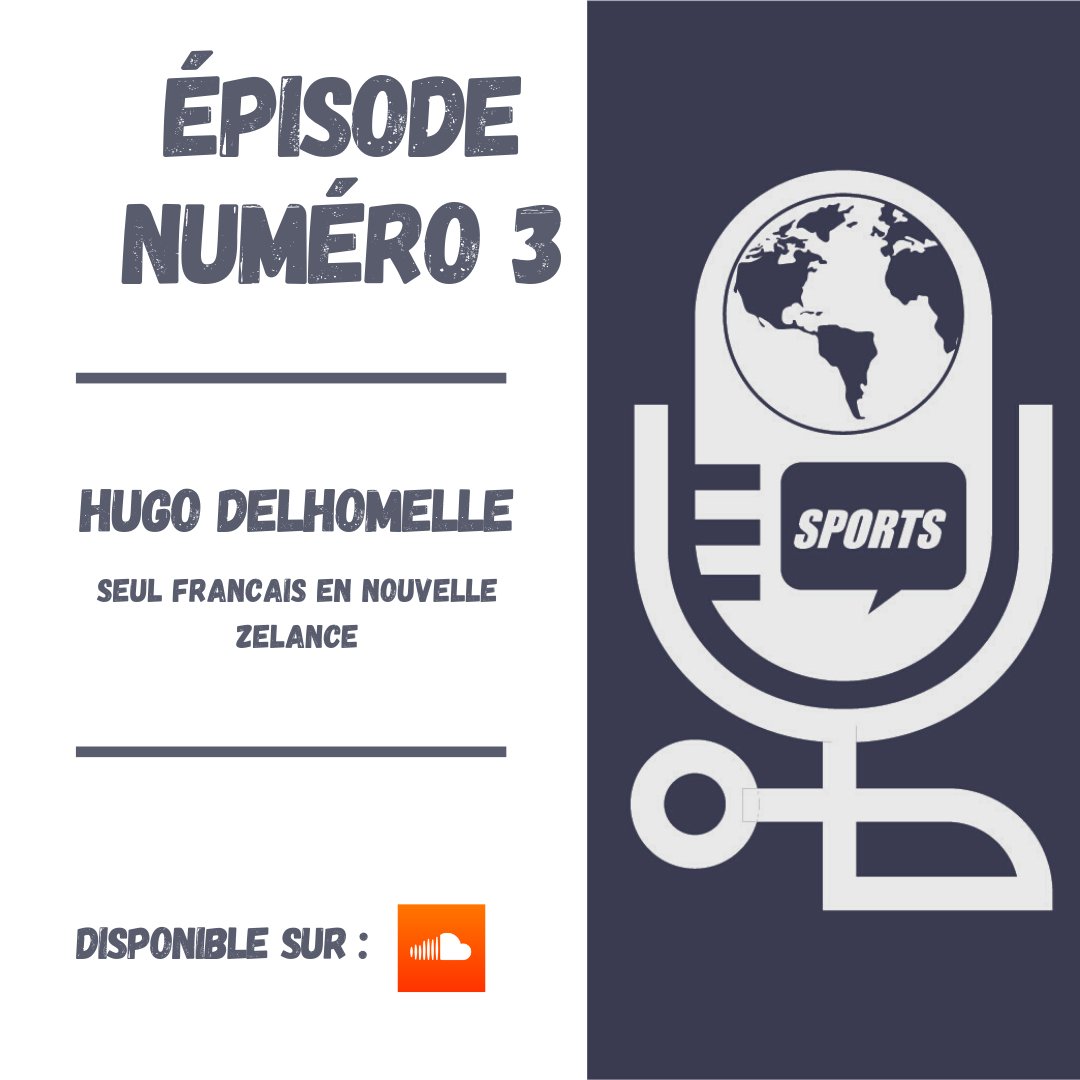Sportifs_SF's tweet photo. 🚨 Nouvel épisode !🚨

Hugo Delhomelle - Seul français en Nouvelle-Zélande 

Le parcours de @HugoDelho
a retrouver dans le podcast. Passé notamment par l'université de Syracuse, Hugo est désormais en Nouvelle-Zélande 🇳🇿

https://t.co/7XgGce3qzZ

On attend vos avis https://t.co/EfLGC9bIJ2