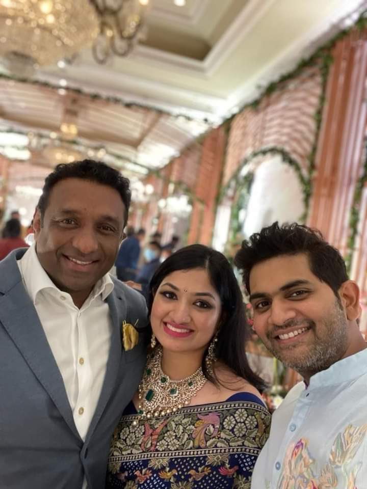 Last pic of @MekapatiGoutham clicked last night at a wedding reception in Hyderabad. He died of cardiac arrest today morning.