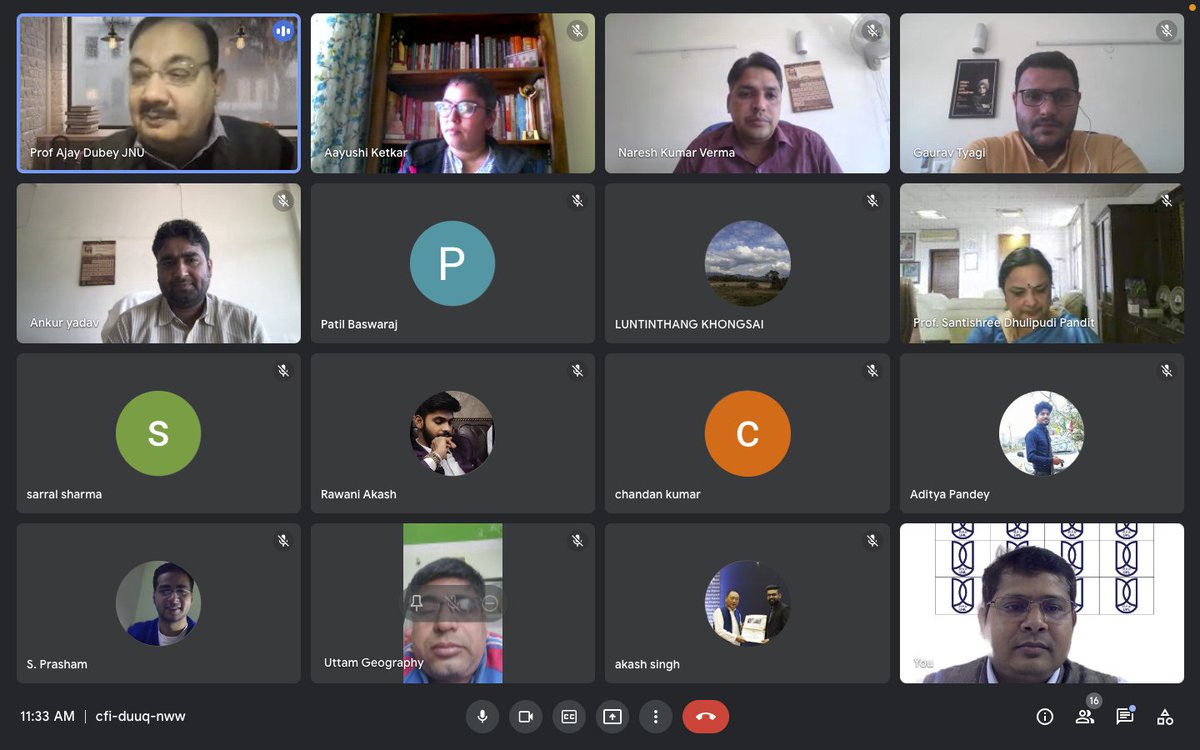 SCNSS, JNU (@scnss_jnu) on Twitter photo <a href="/scnss_jnu/">SCNSS, JNU</a> held today a virtual orientation programme of its 1st Ph.D batch. <a href="/JNU_official_50/">Jawaharlal Nehru University (JNU)</a> VC, Prof Santishree D. Pandit addressed the faculty and students & exhorted them to pursue academic excellence. <a href="/scnss_jnu/">SCNSS, JNU</a> held today a virtual orientation programme of its 1st Ph.D batch. <a href="/JNU_official_50/">Jawaharlal Nehru University (JNU)</a> VC, Prof Santishree D. Pandit addressed the faculty and students & exhorted them to pursue academic excellence.
