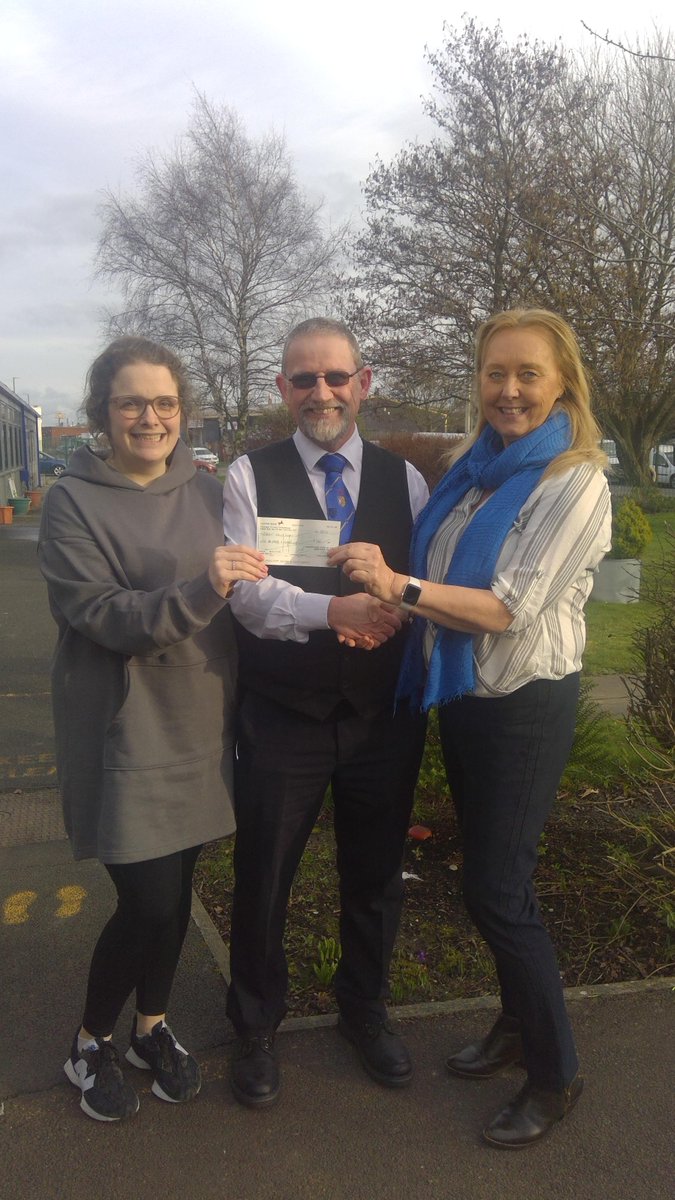 Huge thank you to <a href="/5854Lodge/">Anchorsholme Lodge 5854</a> for making a donation to the school for £250 which will contribute to our school improvements and developments which includes our sensory garden which is underway. 🙏