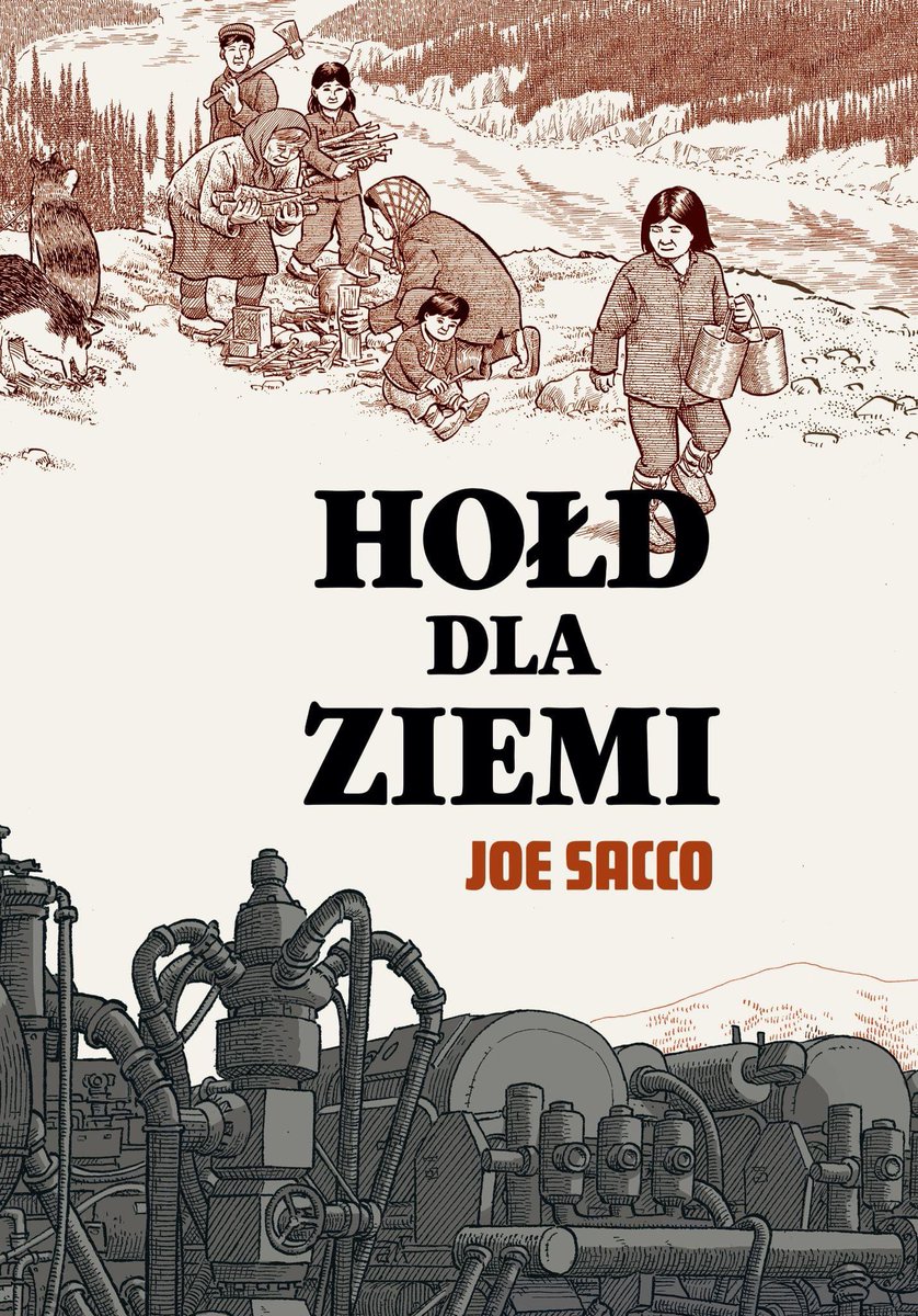 Buriatologist's tweet photo. Yay! My translation of “Paying the Land” by #JoeSacco is out today! #TimofComics #HołdDlaZiemi https://t.co/ac05mSOWxl