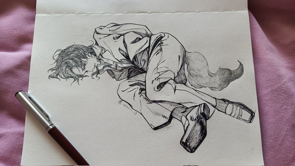 chevalier0204's tweet photo. 假期的练习 #oc  #手绘 #原创角色 https://t.co/nJNxCCG4BW