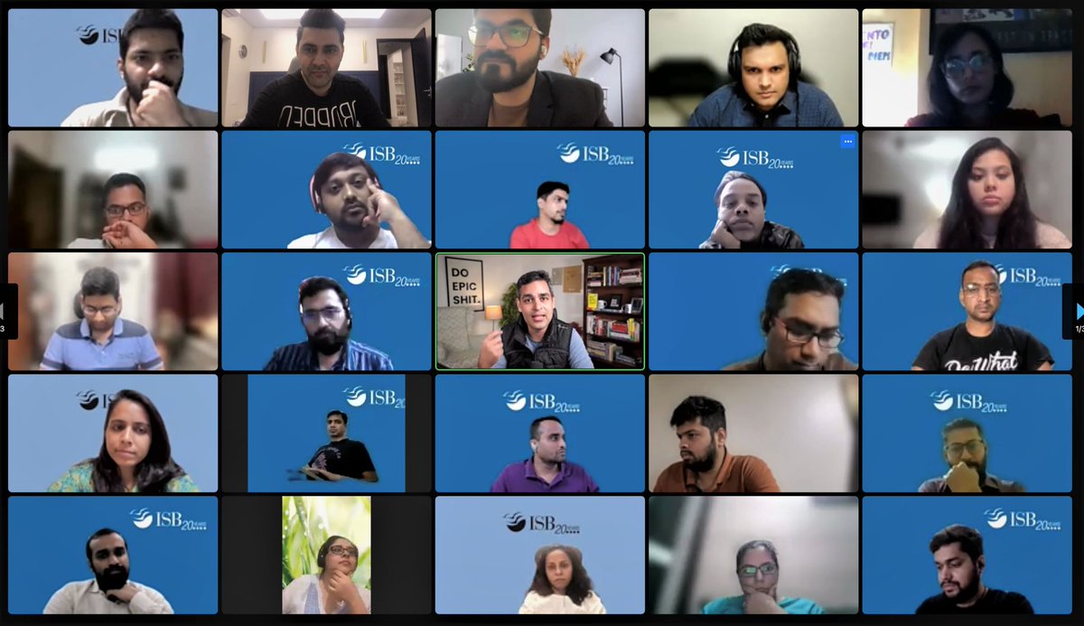 ISBedu's tweet image. ISB PGPPro Class of 2023 had an ‘epic’ start to their MBA journey with ISB alumnus @warikoo (PGP 2006). Ankur shared insights on his MBA journey, career trajectory maximising their PGPPro experience.

#ISBPGPpro #PGPpro #ISBalumni