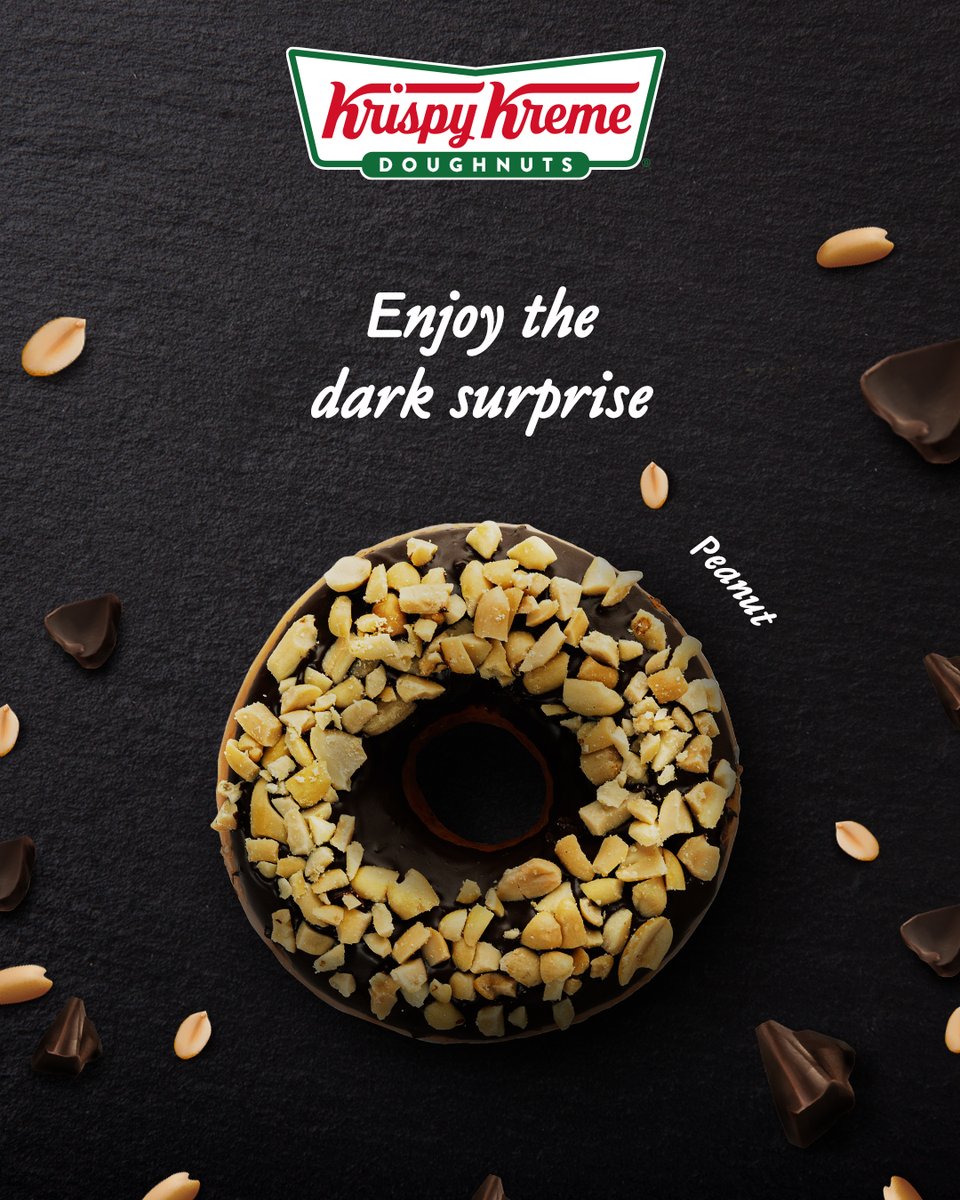 Peanuts on doughnuts? Yes, you read that right!
Try this unbelievable new combo today with our Peanut Perfect Dark Chocolate Doughnut. Walk-in to your nearest Krispy Kreme Shop or order in today!

#KrispyKremeIndia #Krispykreme #KrispykremeDoughnuts #darkchocolate #peanuts