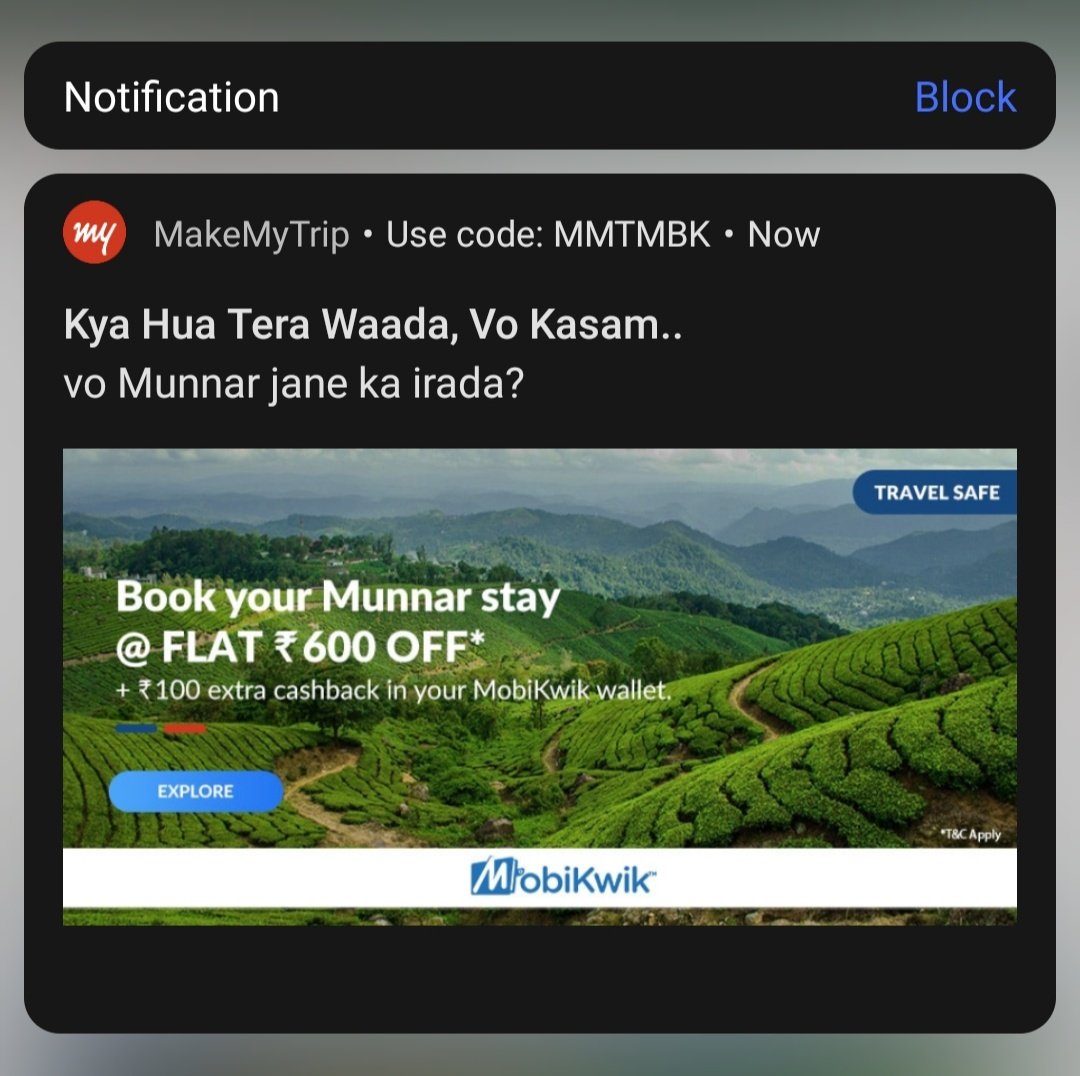 MuskaanDChandra's tweet photo. Dega acha discount jis din humein, voh din Munnar jaane ka din hoga... 

@makemytrip #travelling #Munnar #Kerela #flights #India https://t.co/wRMUTCzClA