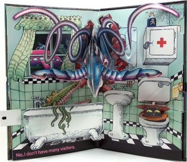 Jan Pienkowski’s Haunted House was a formative work for us, and will always be a brilliant book for imaginative children. 
Rest In Peace Jan, knowing that your legacy brings joy with slimy tentacles