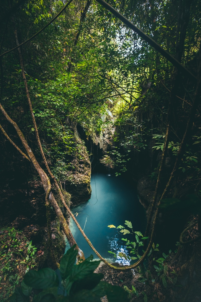 The well of youth, one swim here and you are young again. #Philippines