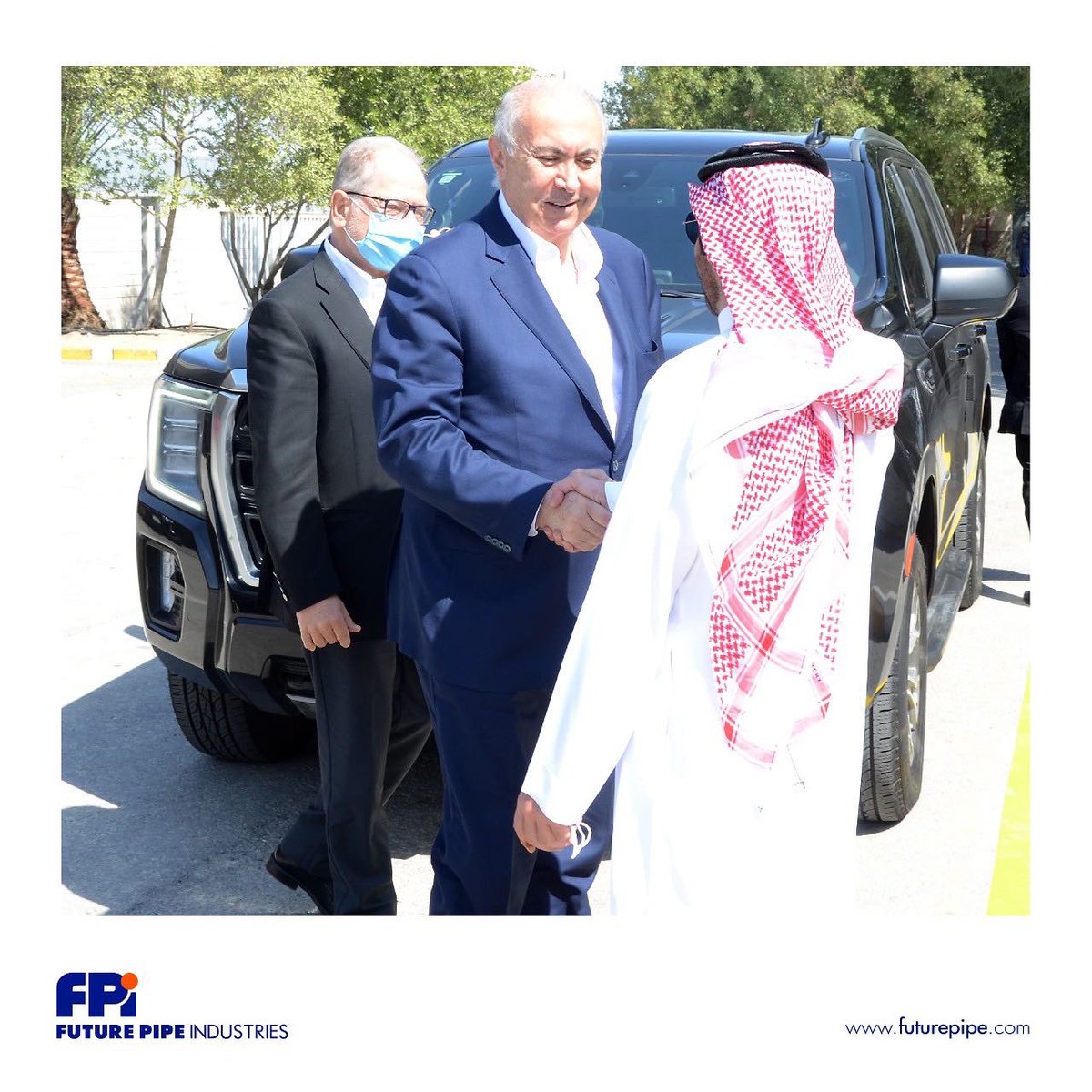 futurepipe's tweet photo. FPI extended its manufacturing facility in Dammam, KSA by adding two new production lines inaugurated by Mr. Fouad Makhzoumi, Chairman and CEO of FPIG. The facility can now produce brand Flexstrong - High Pressure Spoolable Pipe with a capacity of 600km per year. 

#futurepipeksa https://t.co/3e6YLisSR3