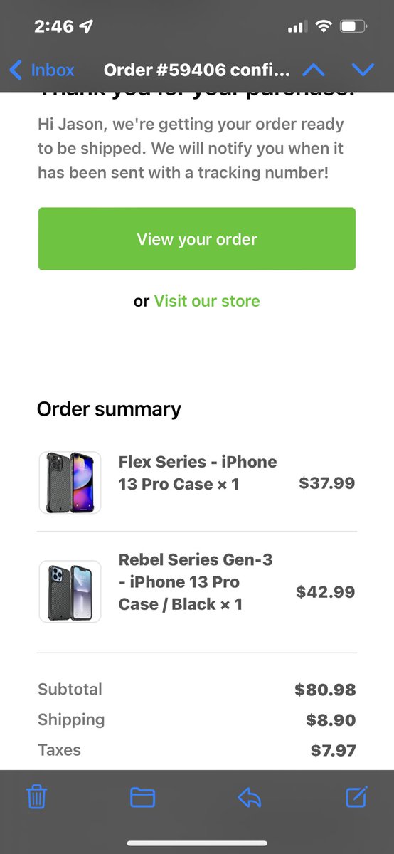 jaysofficial86's tweet photo. Just purchased what I think are the best Apple iPhone cases money can buy. Now I will wait patiently, beyond excited!

@EveryApplePro 
@PhoneRebel https://t.co/uiw8ZFUMuW