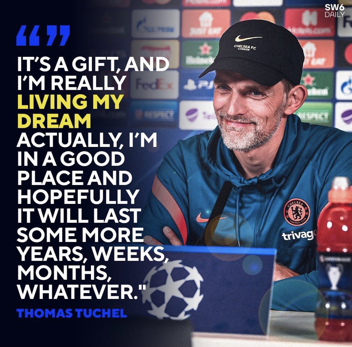 FrankKhalidUK's tweet photo. Thomas Tuchel on managing @ChelseaFC. https://t.co/r9dQkvbWX8