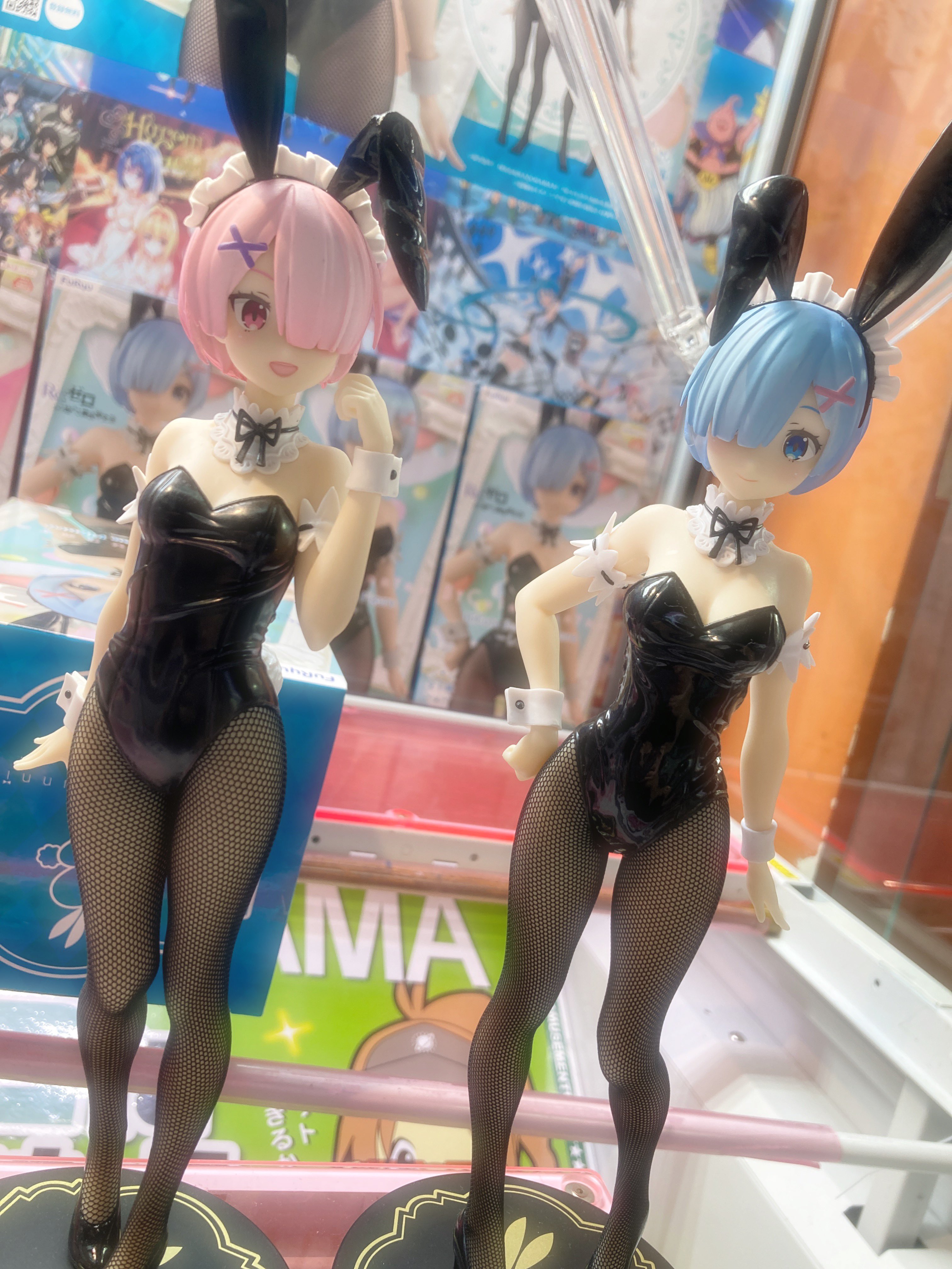 宇崎、Re:ゼロ レム ラム バニーガール フィギュアセット Re：ゼロ ラム＆レム バニーガールフィギュア2体セット - メルカリ