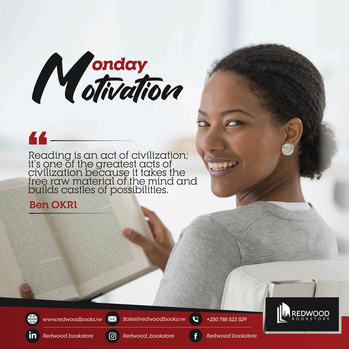 RedwoodBooks's tweet photo. It's a new week, time to build castles of possibilities!

#MondayMotivation #Rwot #Booklovers https://t.co/vtJXMNv4vz