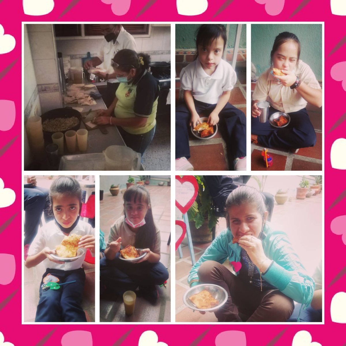 Compartir  de merienda por día del amor y amistad