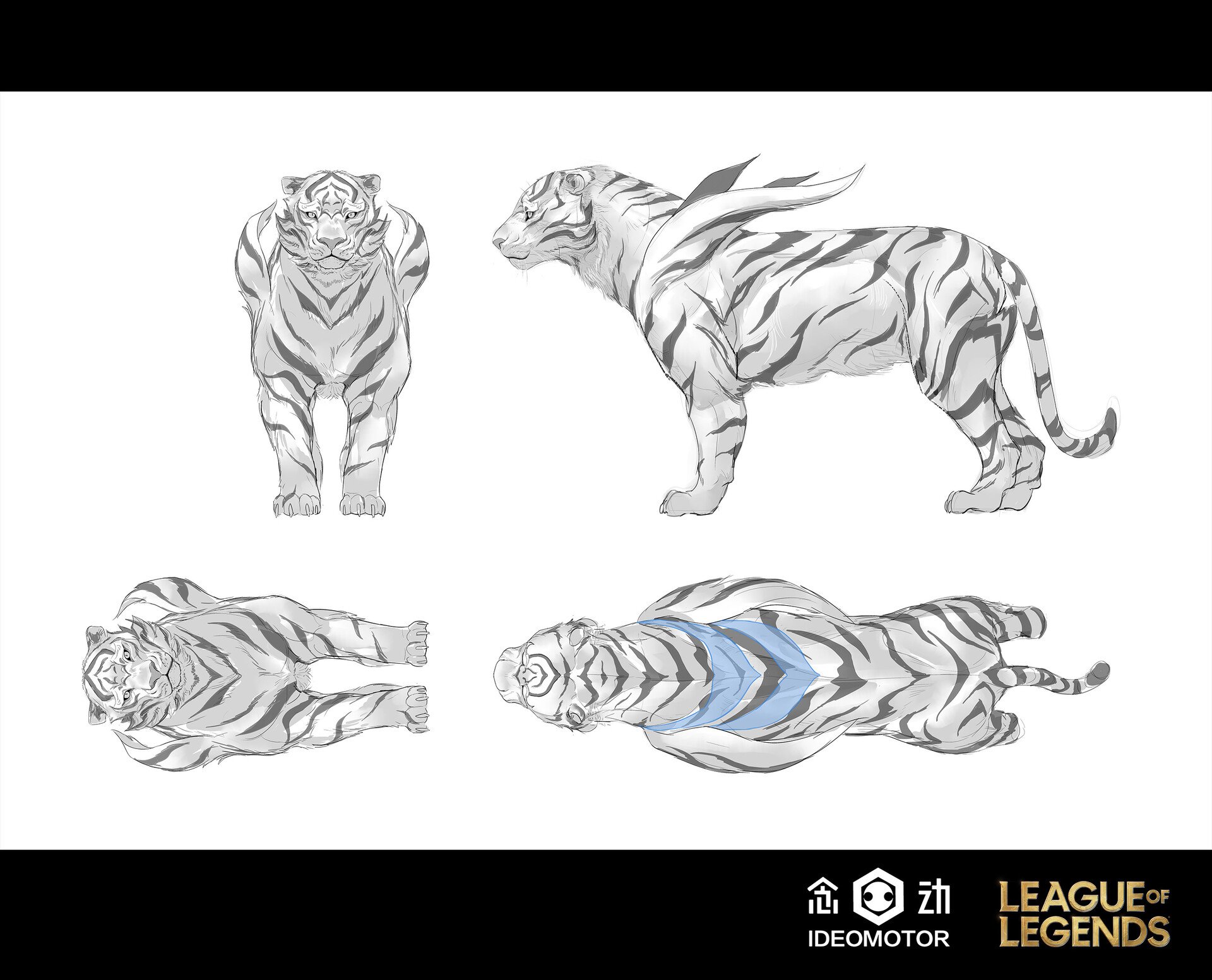 ArtStation - Tiger Line Art