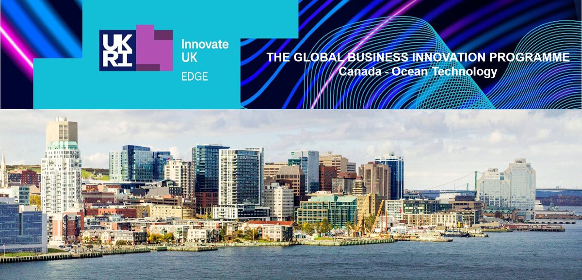 -Join <a href="/InnovateUK/">Innovate UK</a> on an Innovation Visit to #Canada Ocean Technology companies, including h2oconference.ca. Application deadline midnight on Sunday 27 March 2022 bit.ly/3u2VN4n @IUK_EDGE_Mids #GBIPOceanTech #UKbiz #marine #ocean #marinerobotics #blueeconomy