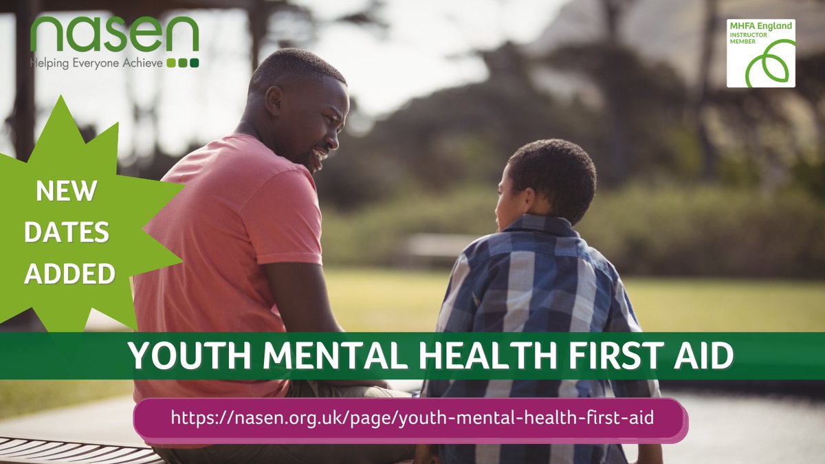 nasen_org's tweet photo. 📅 NEW DATES ADDED
We have various courses to suit your needs.
Find out more and book here:
https://t.co/h4bjeY2UPl
#MentalHealth #YouthMentalhealth #SEND #Wellbeing #School #Education #Headteachers #SENCO #Tecahers https://t.co/vTgsaOOzdF
