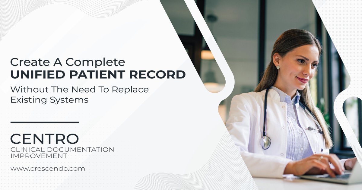 CrescendoCorp's tweet photo. Centro allows facilities to leverage their existing investment by pulling relevant data into the system, making valuable information available to clinicians in a single workspace. Contact us to learn how Centro can help improve collaboration and digital adoption at your site. https://t.co/8xh8kkuPQZ