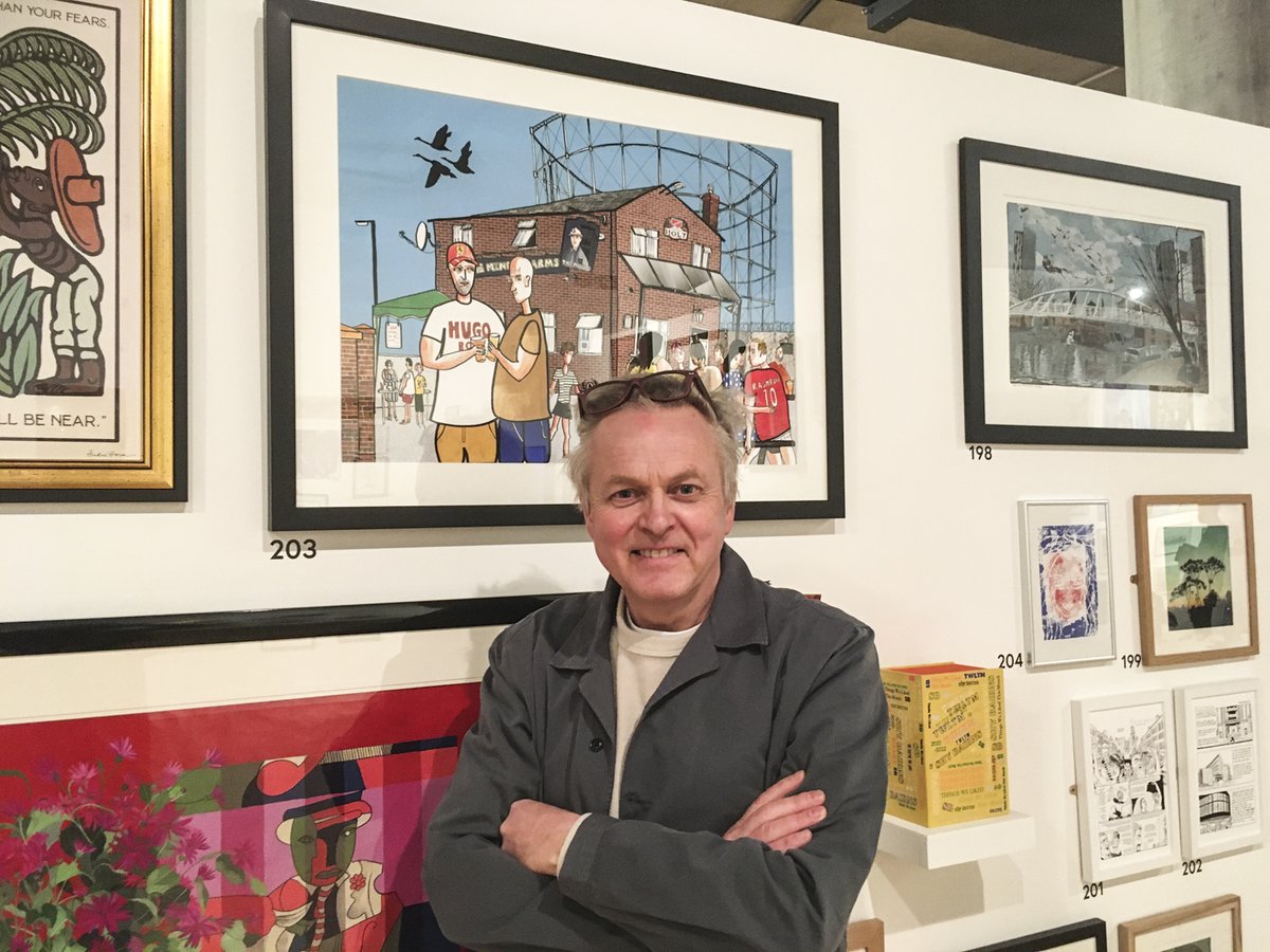 Have you visited the Manchester Open at <a href="/HOME_mcr/">HOME</a> yet? It's a wonderful celebration of Greater Manchester creativity. Mine is no. 203. 
On until 27th March... it's free but you do need to book. Actually, you'll need 2 trips to take it all in. homemcr.org/exhibition/man… #mcropen2022