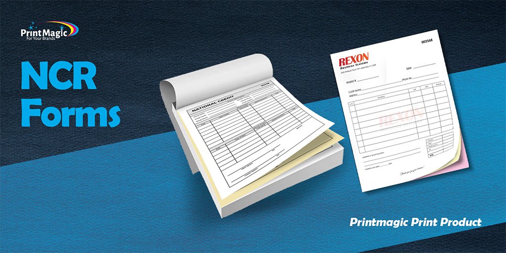 PrintMagicUS's tweet photo. Business Essentials - NCR forms (Carbonless Forms)

NCR Forms are a must for businesses that need duplicating forms without using carbon paper between pages. In a 2-part, 3-part with Full Color or Black and White printing. Sequential Numbering available 

https://t.co/r8OxPD5V76 https://t.co/gKRxbKAsAu