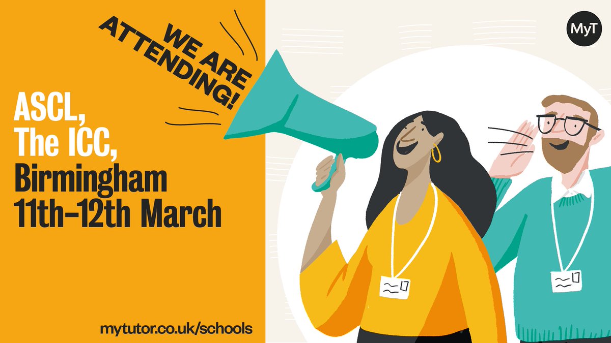 We’re so excited to be attending #ASCL2022 at the ICC Birmingham on March 11-12. If you'd like to talk about personalised tuition programmes, and anything funding-related, book some time in here: bit.ly/3Bu8Ptm <a href="/ASCL_UK/">ASCL</a> #UKSchools #tuition