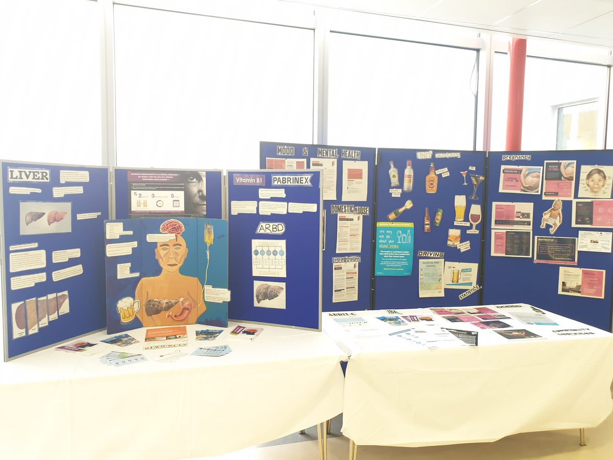 ✨ It’s our launch day ✨ Pop down and see our display in the atrium! The <a href="/MFT_MRI/">Manchester Royal Infirmary</a> officially has an Alcohol Care Team ✨